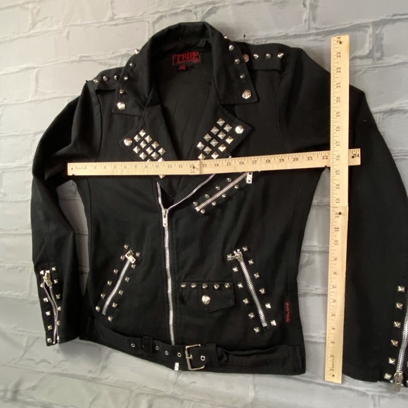 NWOT Tripp nyc Studded Moto Jacket - Picture 9 of 14
